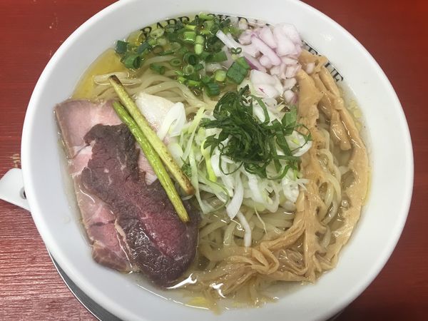 「和風塩の冷たいラーメン」@BARRACK D.M竹末の写真