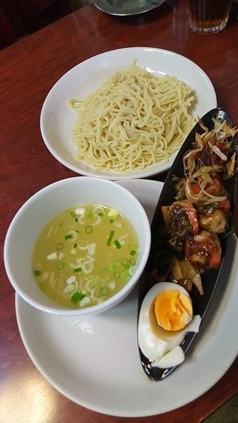 「つけ麵（海老）７５０円」@中国料理 美芳の写真