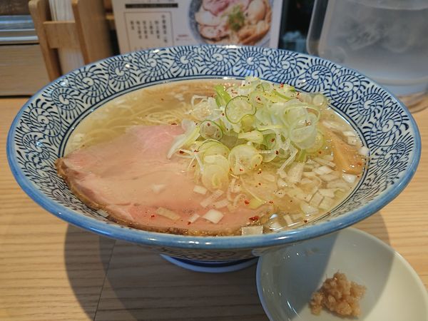 「塩蕎麦＋葱増し」@初代葱寅 御茶ノ水店の写真
