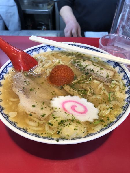「赤湯からみそラーメン」@龍上海 米沢店の写真
