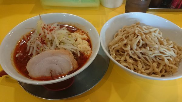 「旨辛つけ麺中300g ニンニクマシマシ」@ラーメン ヒカリの写真