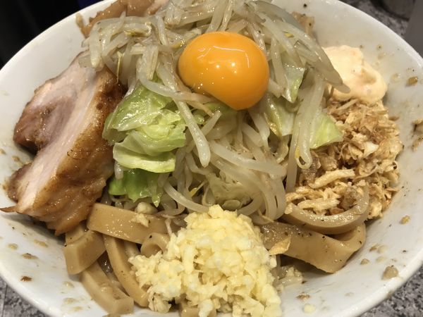 「汁なしそば 中盛 (豪麺) 850円」@ラーメン宮郎の写真
