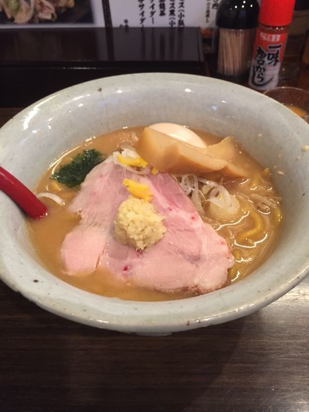 「味噌ラーメン+煮卵」@味噌専門 麺屋大河の写真