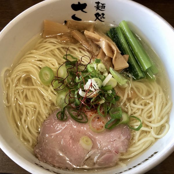 「豊魚鶏だし塩ラーメン（中盛）」@麺処 さとうの写真