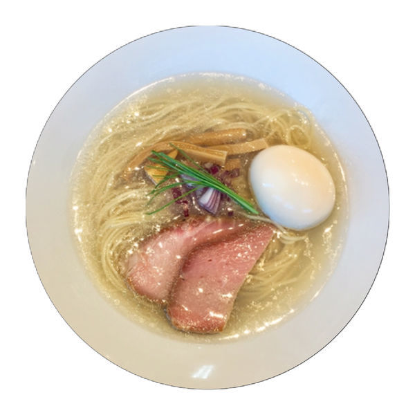 「☆味玉中華蕎麦 塩☆」@宍道湖しじみ中華蕎麦 琥珀 東京本店の写真