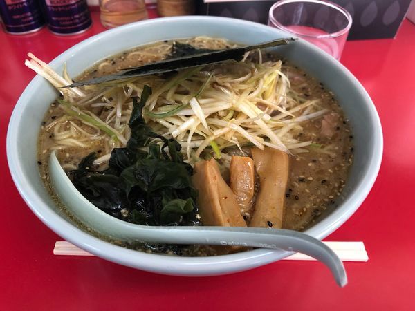 「ネギ味噌ラーメン」@ラーメンショップ 卒島店の写真