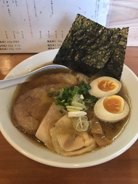 「［限定］ノドグロと伊吹いりこの中華そば+特製」@麺処 倭の写真