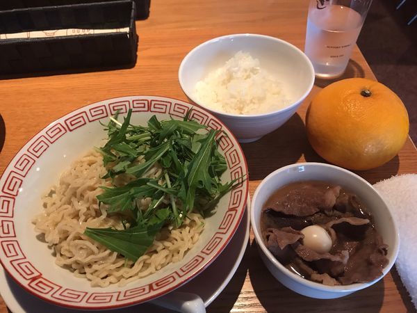 「冷やしつけ麺 ライス付き」@食堂酒場 Graciaの写真