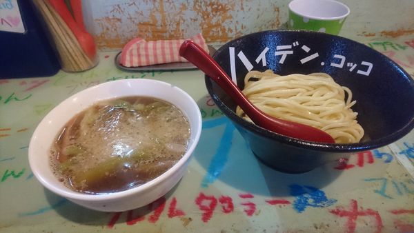 「魚貝豚つけ麺スパイシー」@ハイデン.コッコFACTORYサマンサ・タマサの写真