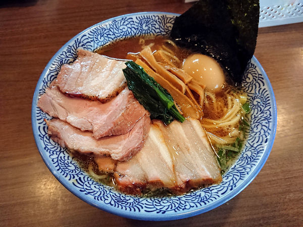 「特製生姜醤油そば」@煮干しつけ麺 宮元の写真