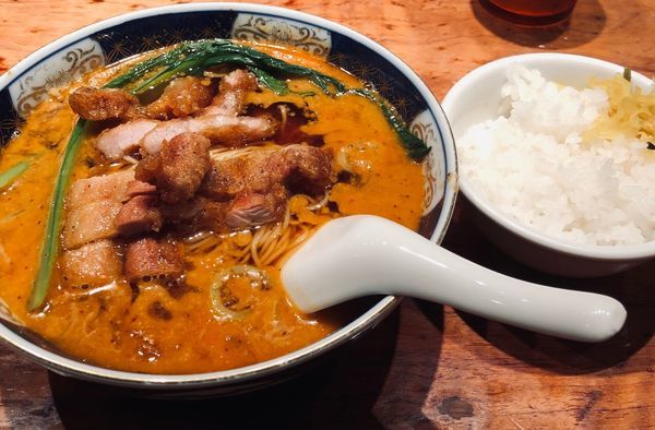 「ぱいこうだんだんめん（固め￥1000）」@支那麺 はしご 銀座本店の写真