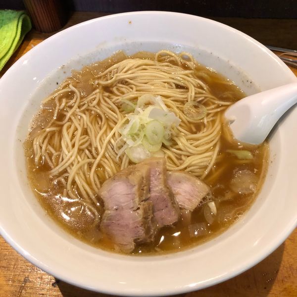 「比内鶏肉そば大＋スープ増し」@自家製麺 伊藤の写真