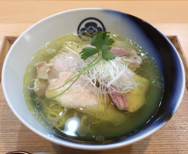 「塩らぁ麺」@飯田商店 湯河原本店の写真