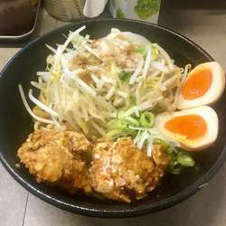 まぜそば汁なし 590円+味玉