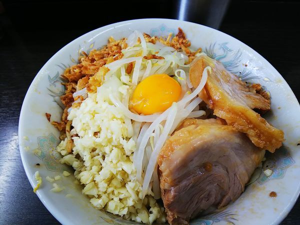 「小汁無し」@ラーメン二郎 川越店の写真