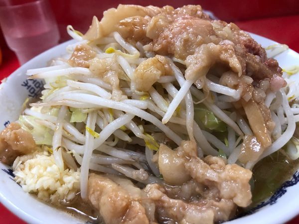 「小麺半分ニンニクアブラ」@ラーメン二郎 松戸駅前店の写真