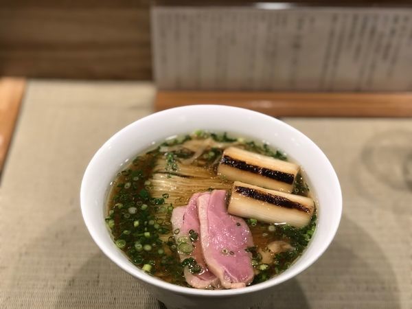 「鴨葱らーめん」@らーめん 鴨to葱の写真