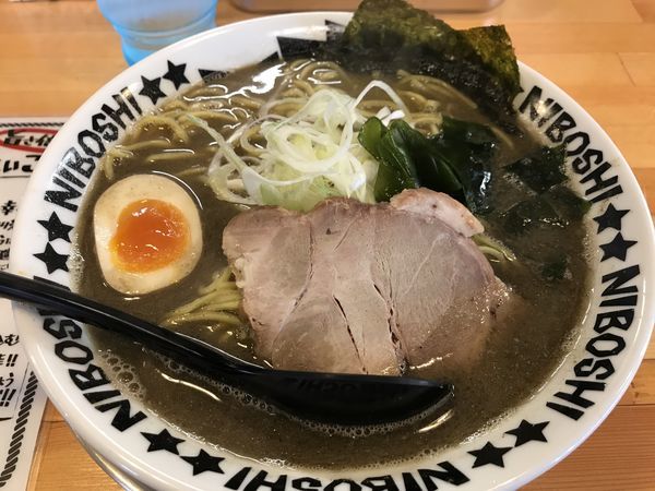 「あばかん煮干しラーメン（大盛）」@煮干しラーメン あばかん 本店の写真