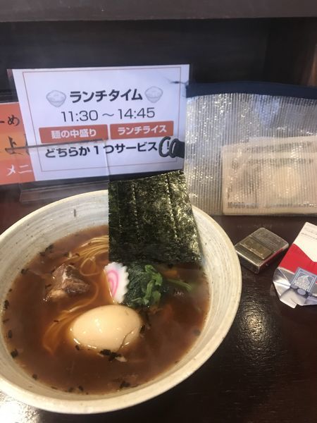 「極煮干しらーめん 醤油」@らーめん そよ風の写真