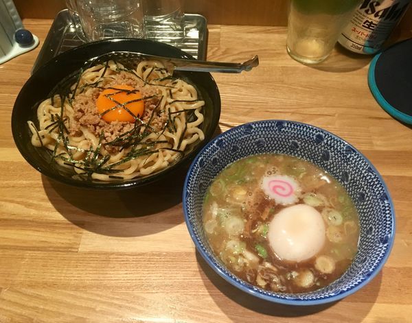 「つけ麺 並 和え麺(親子麺)」@つけ麺 はま紅葉の写真
