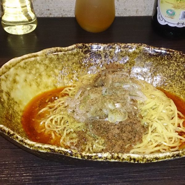 「汁なし坦々麺（580円）」@中華そば くにまつ 本店の写真