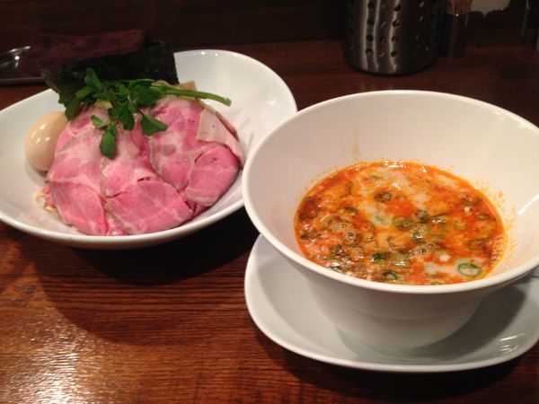 「坦々つけ麺＋チャーシュー＋味玉」@創作麺工房 鳴龍の写真