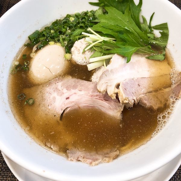「特製醤油ラーメン ¥1200」@自家製麺ほんまの写真