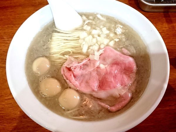 「煮干蕎麦～境港産カサゴ合わせ～ ＋うずら味玉」@麺処 にぼし香 横浜店の写真
