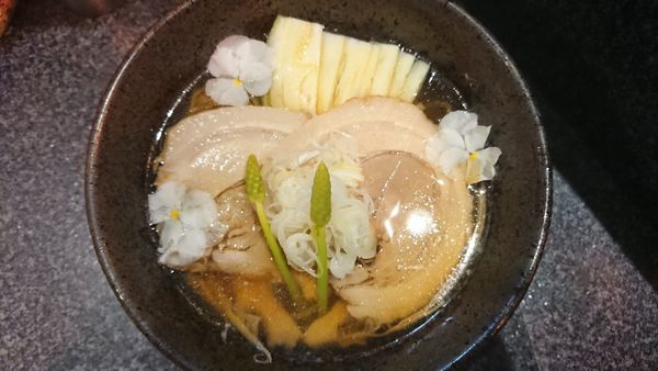 「限定冷やし静蓮 1000円」@烈志笑魚油 麺香房 三くの写真