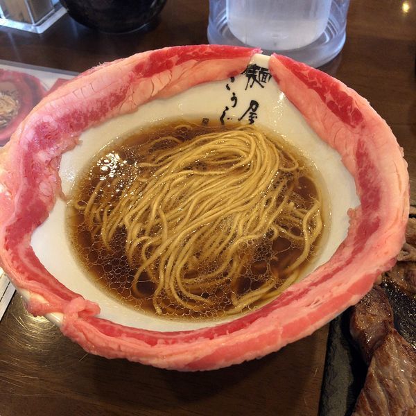 「超肉の日限定 厳選牛尽くしプレートと牛蕎麦〜牛しゃぶ添え〜」@麺処 いぐさの写真