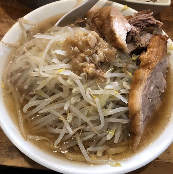 「ラーメン　つけたま付」@男気らーめんアカギの写真