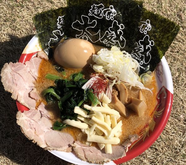 「【麺家太威】 濃厚チーズ 味噌担々麺」@中華蕎麦とみ田 冨田治PRESENTS 最強ラーメン祭2019 in 小山の写真