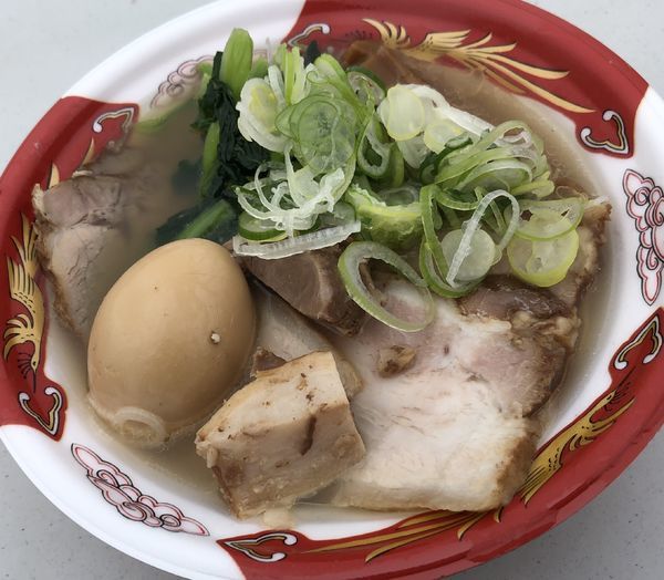 「【千茶屋 ×弥七 ×照の坊】生姜塩らーめん 森尻コンチータ」@中華蕎麦とみ田 冨田治PRESENTS 最強ラーメン祭2019 in 小山の写真