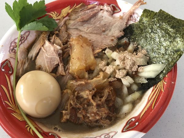 「【天夢 × あつお × 吉田商店】イカした煮干し達のラーメン」@中華蕎麦とみ田 冨田治PRESENTS 最強ラーメン祭2019 in 小山の写真