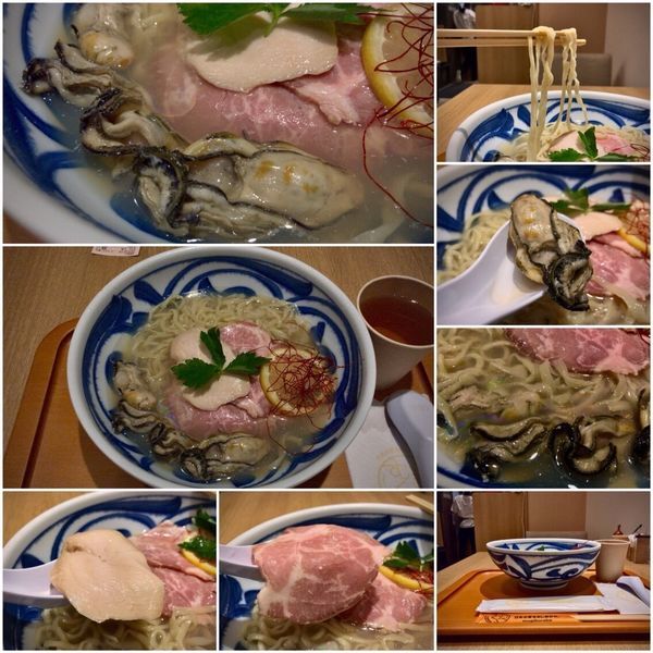 「牡蠣の冷やしそば 900円」@寿製麺よしかわ 川越店の写真