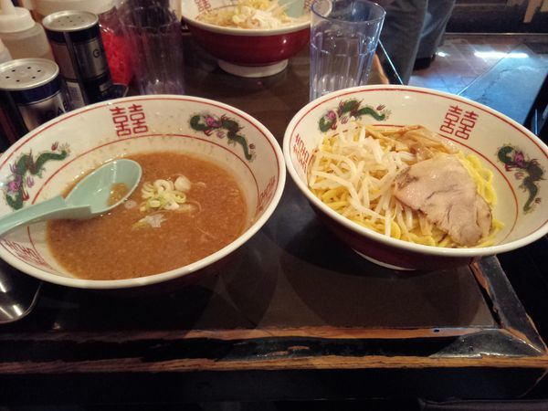 「つけ背油そば780円」@東京屋台らーめん 翔竜 北千住駅前店の写真