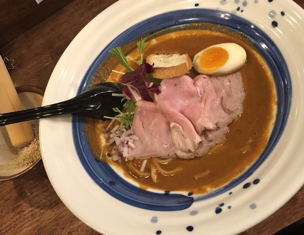 「海老胡麻ラーメン」@海老丸らーめんの写真