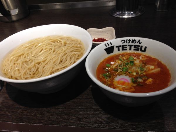 「辛つけめんあつもり」@つけめんTETSU 六本木ヒルズ店の写真