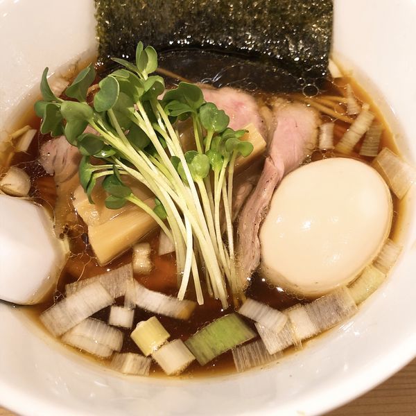 「味玉中華そば ¥850」@中華そば たかばんの写真