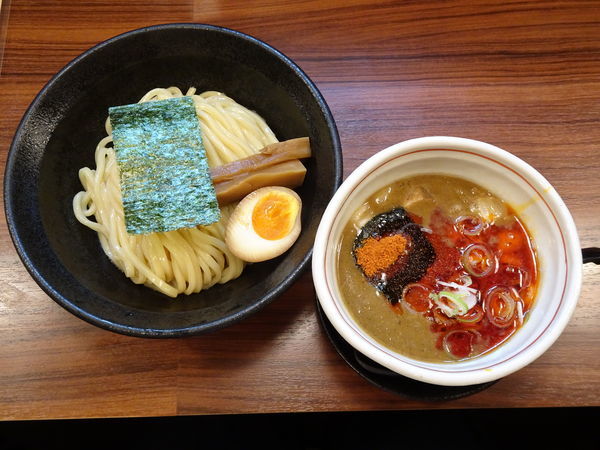「辛つけ麺」@つけ麺 きらりの写真