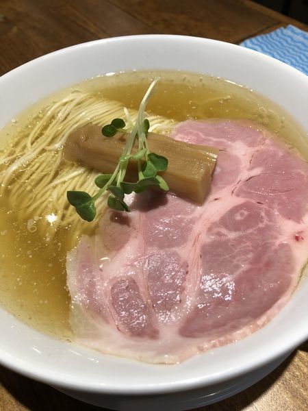 「鶏塩そば」@麺処 清水 新潟駅前店の写真