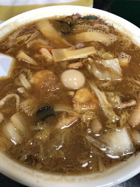 「エビミソ五目中華」@中華そば 龍華亭の写真
