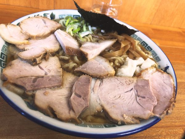 「チャーシューメン大盛(身入り)」@ケンチャンラーメン 平田店の写真