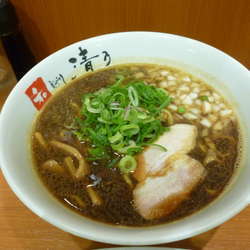 煮干ブラックラーメン