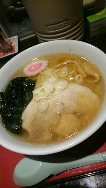 「番長塩らーめん    700円」@佐野らーめん 麺番長 伊勢崎店の写真