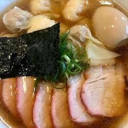 チャーシュー特製ワンタン麺 With 味玉 (MIX)