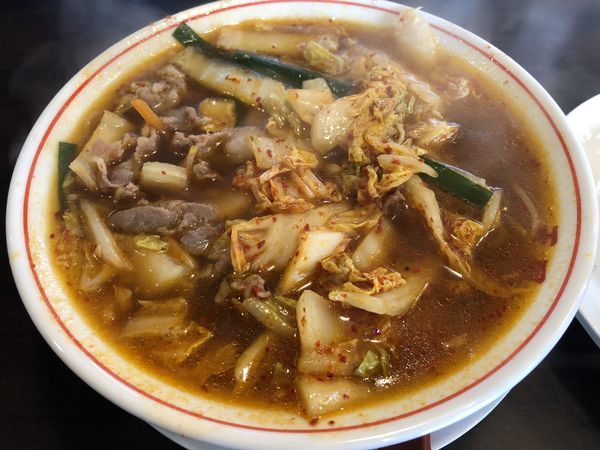 「スタミナラーメン　￥６００」@ラーメン天風 長島店の写真
