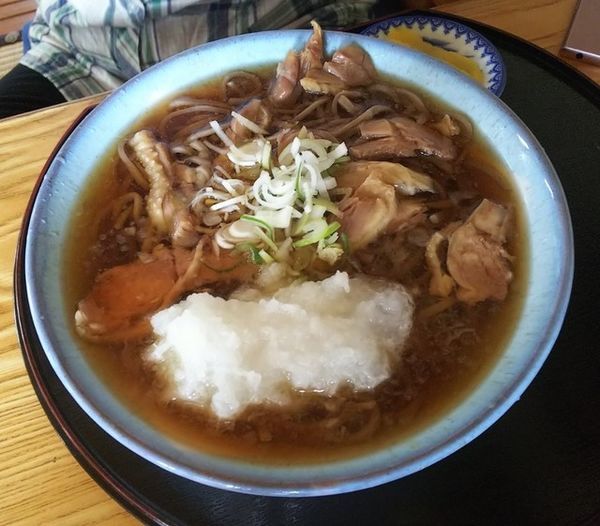 「おろし肉そば700円」@古原屋の写真