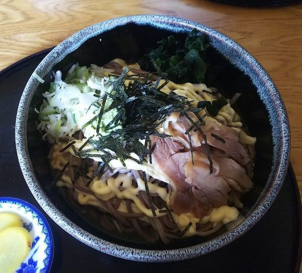 「マヨそば700円」@古原屋の写真