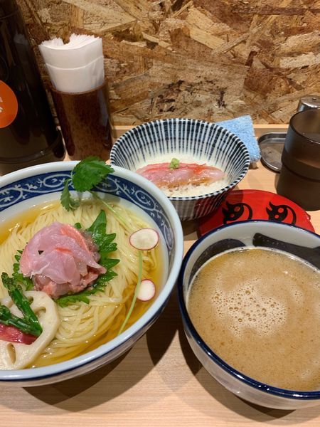 「金目鯛のつけそば」@寿製麺 よしかわ 西台駅前店の写真